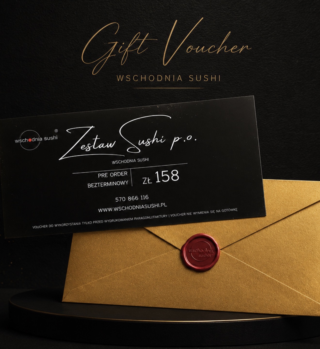 Voucher Zestaw Sushi p.o.